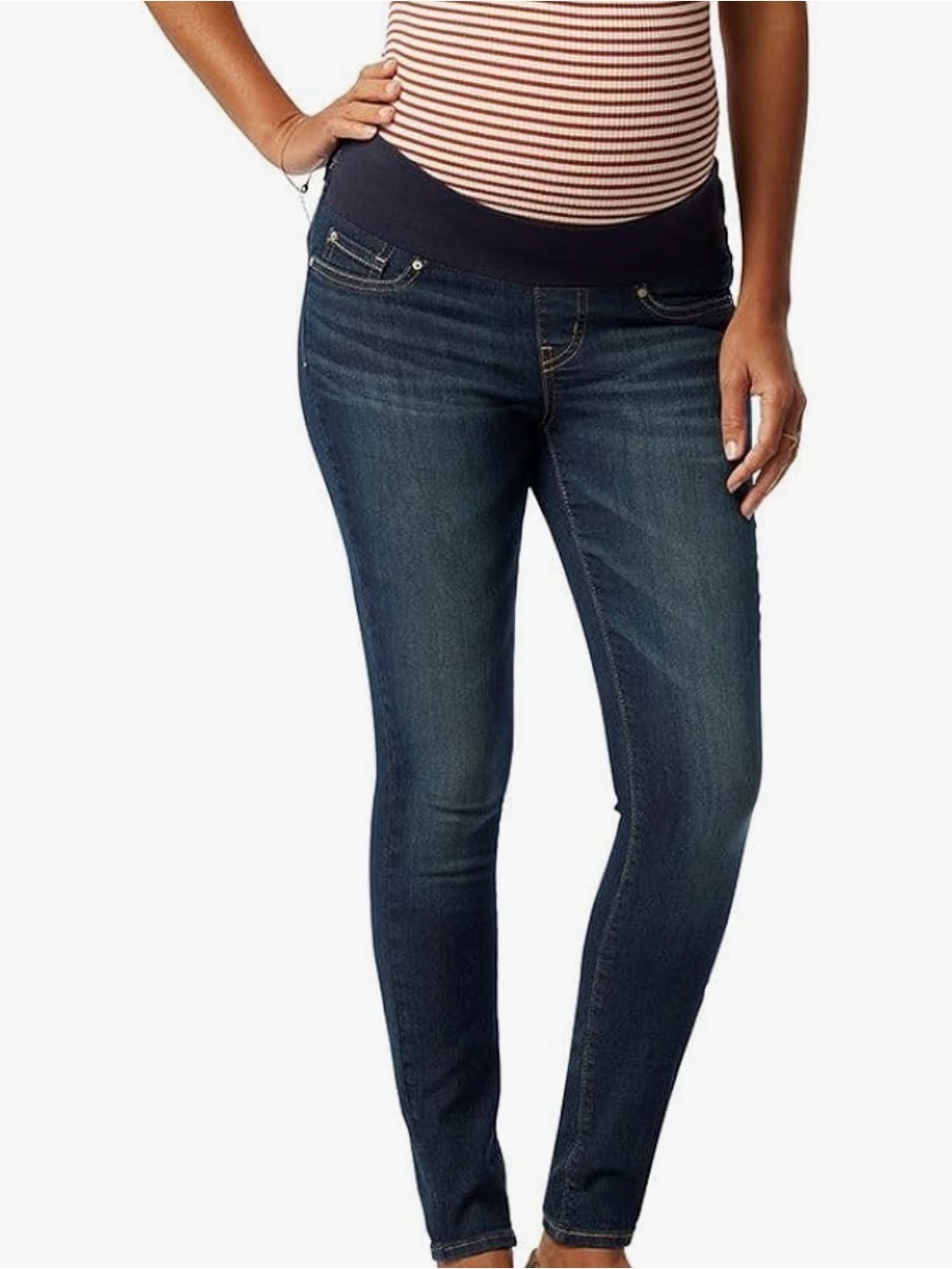 Levi Strauss Signature Gold Maternity Skinny Jeans - Blue Laguna